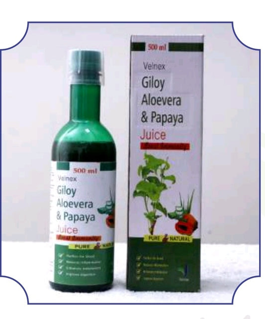 Giloye Alovera & Papaya Juice